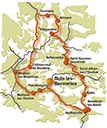 carte circuits Drôme provençale