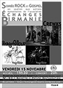 Affiche concert association Birmanie